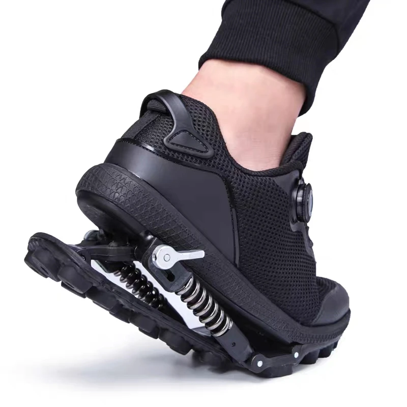Running Shoes Women - Mechanische schoenen met stalen veerdraad veters,