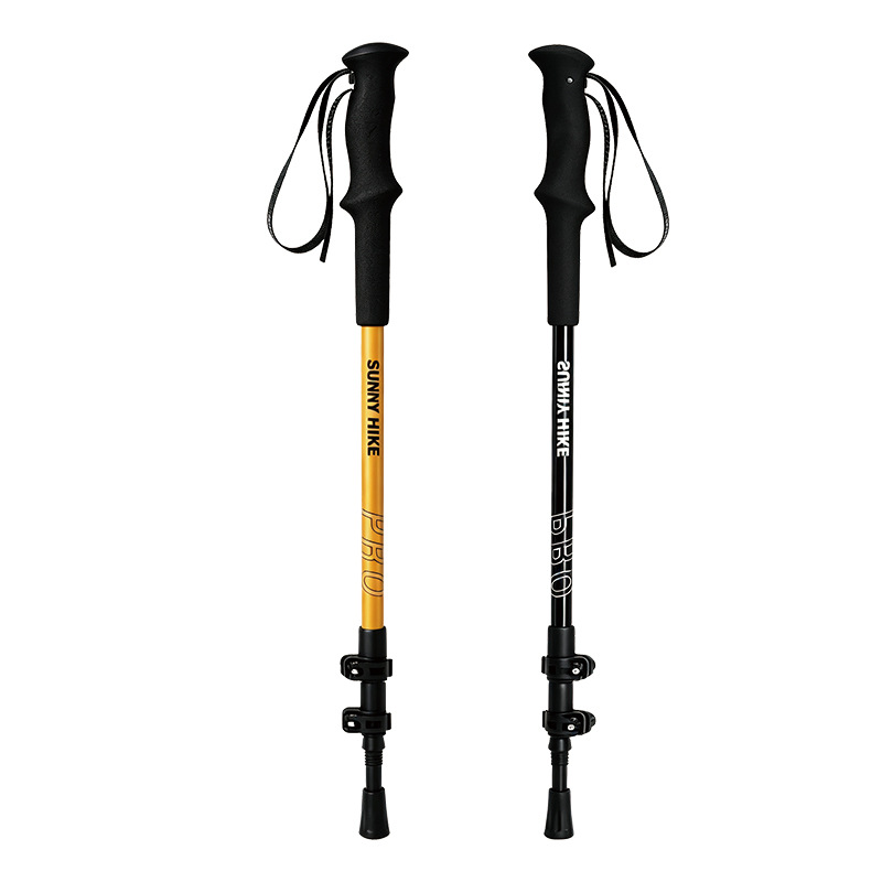 Trekking Pole Carbon - Aluminium Trekkingstokken Ultralight 3-delig Wandelstok met
