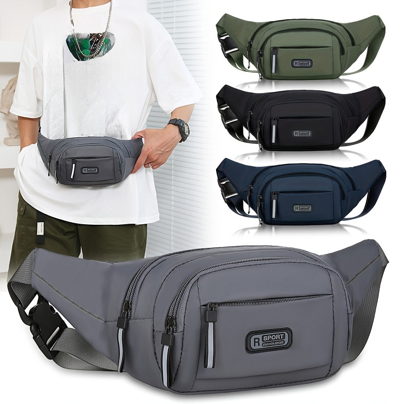Running Belt - Waterdichte heuptas voor heren, met meerdere