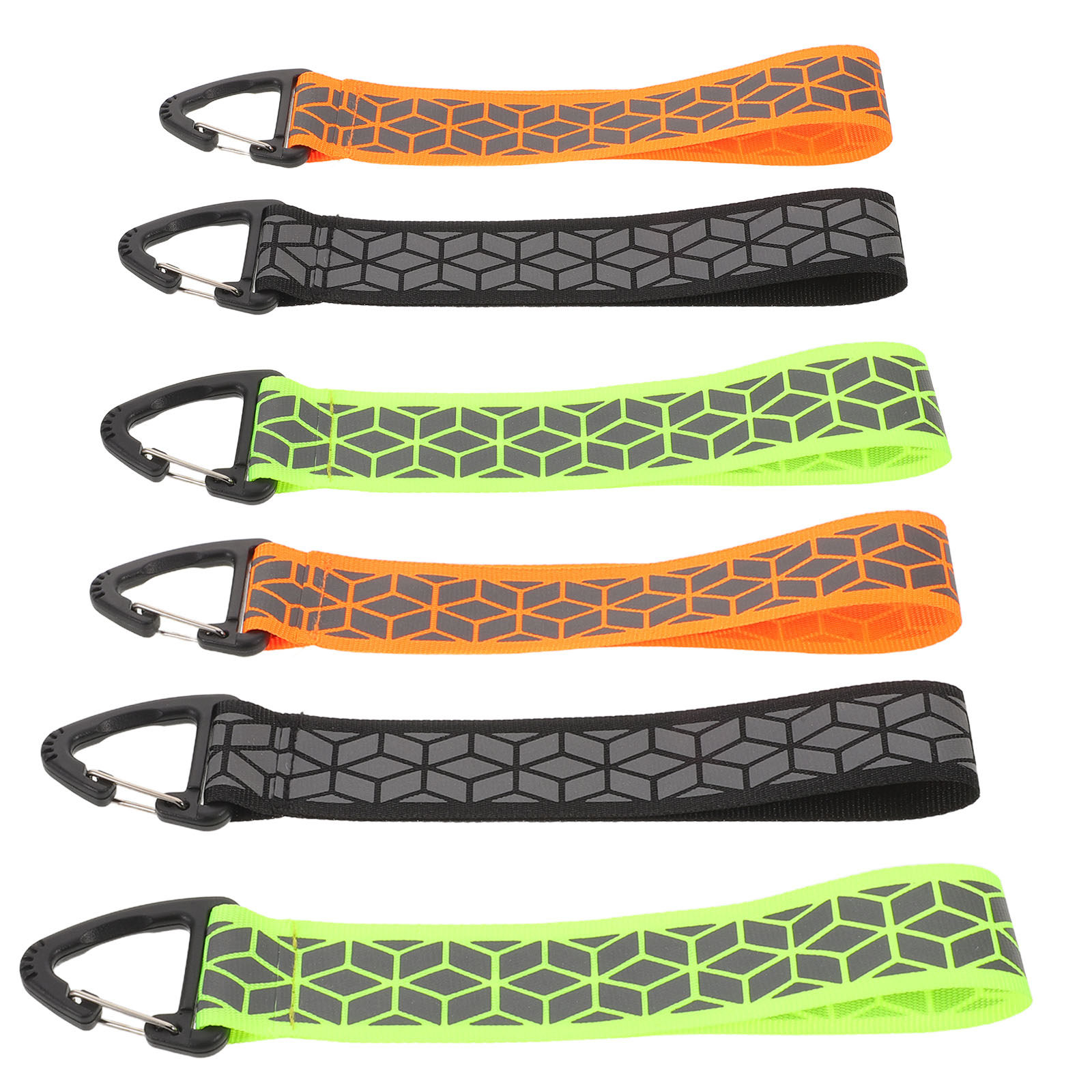 Running Visibility Gear - 6 stuks reflecterende strips, veiligheidssleutelhangers, goed