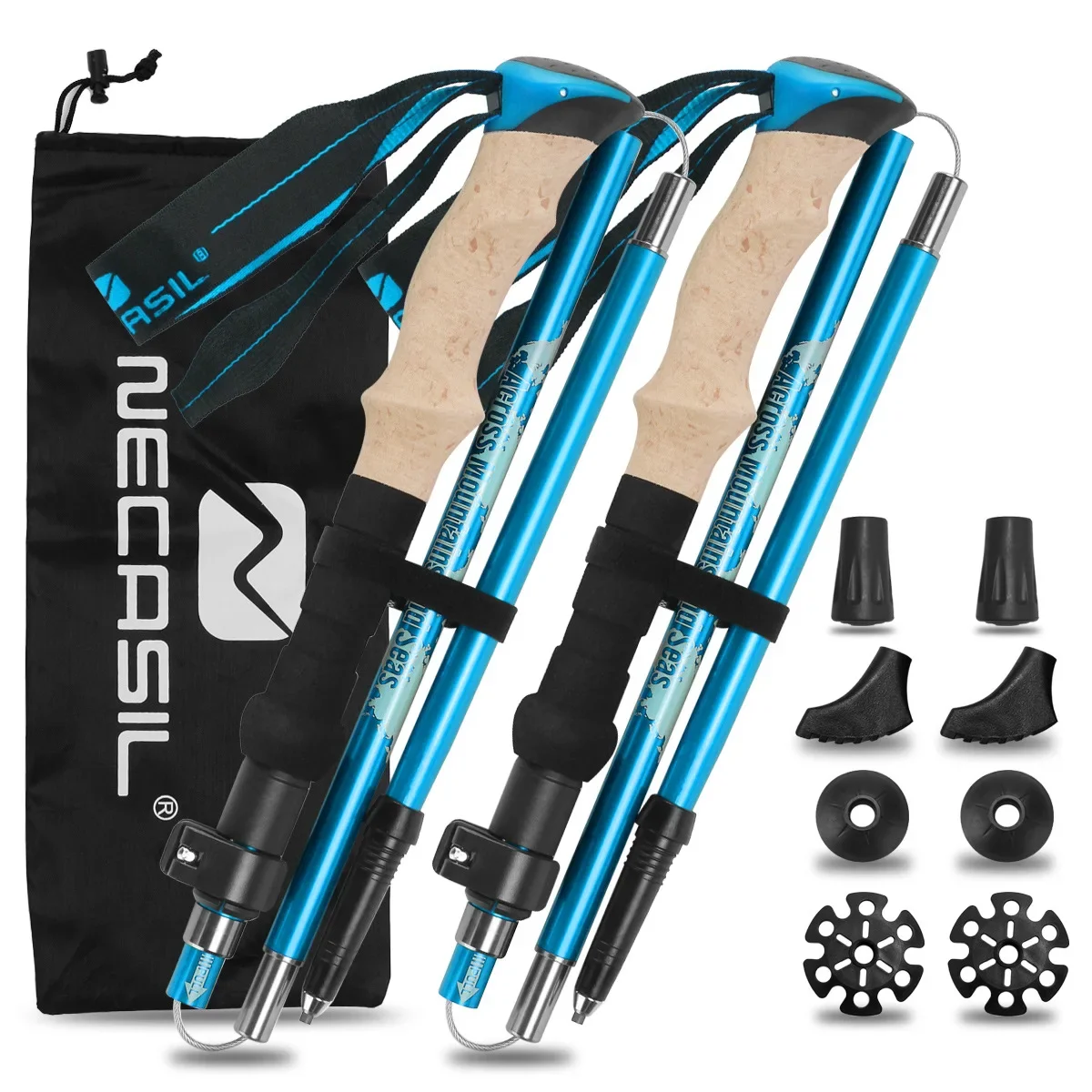 2-pack lichtgewicht opvouwbare - Trekking Pole Carbon recensie en prijs