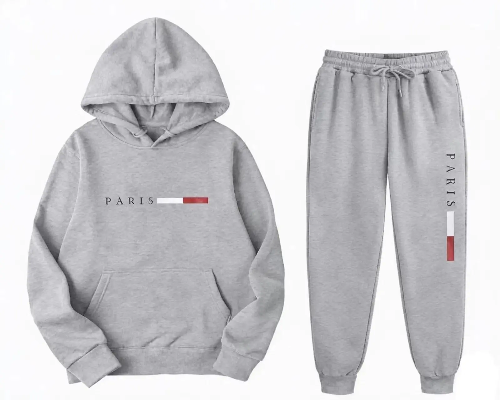 Paris Letter Print Heren Hoodi - Joggers Pants recensie en prijs