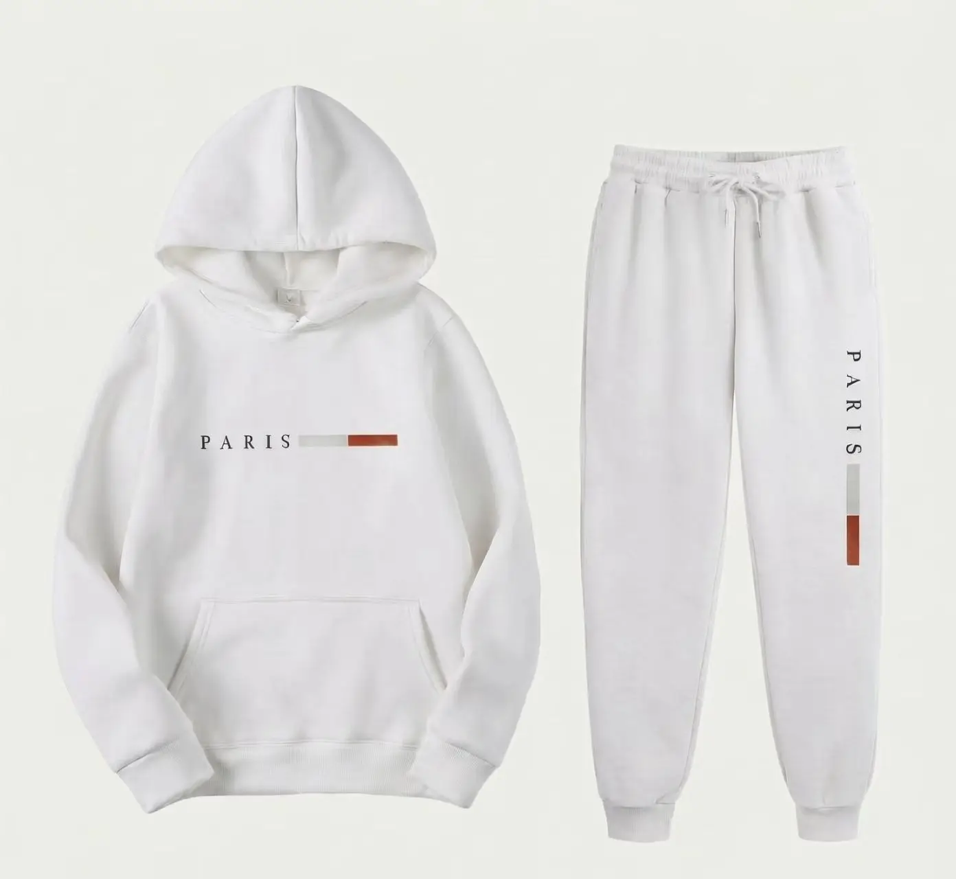Paris Letter Print Heren Hoodi - Joggers Pants recensie en prijs