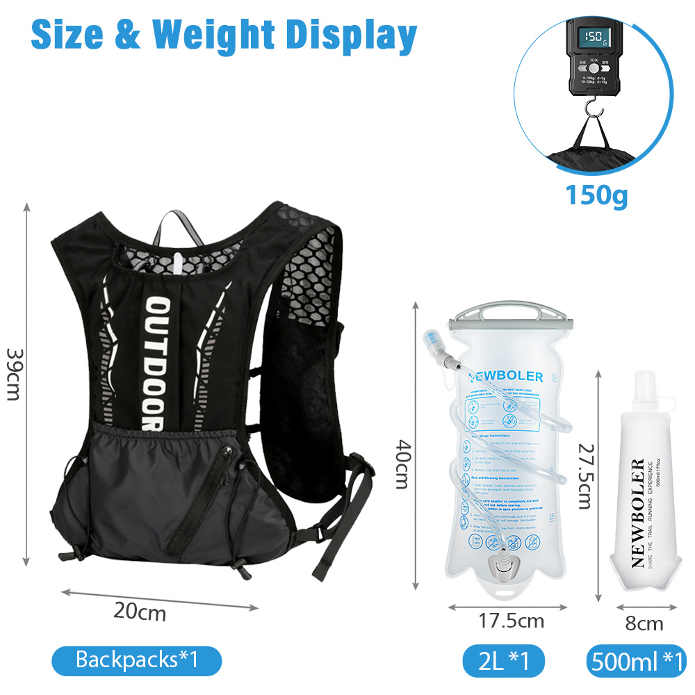 NEWBOLER Hardlooptas voor buit - Hydration Vest recensie en prijs