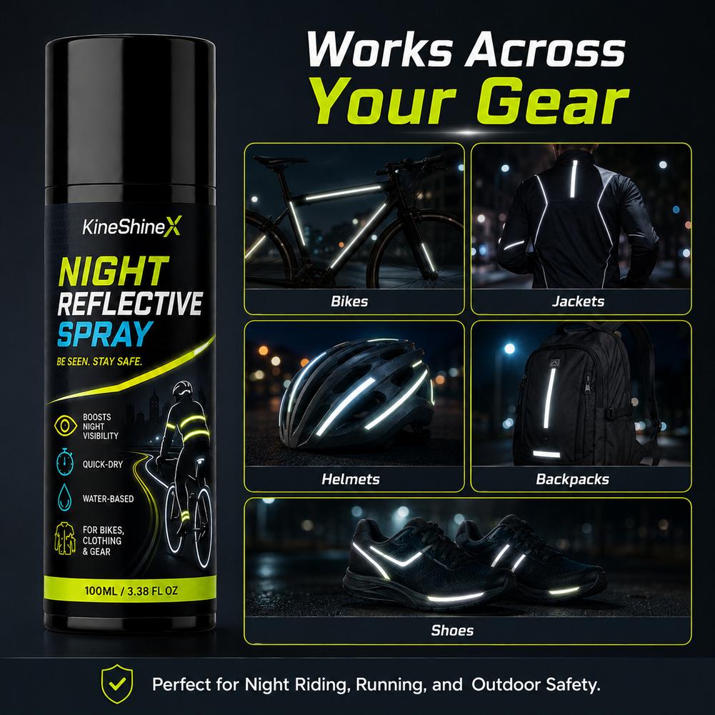 100 ml nachtschijnende spray,  - Running Visibility Gear recensie en prijs